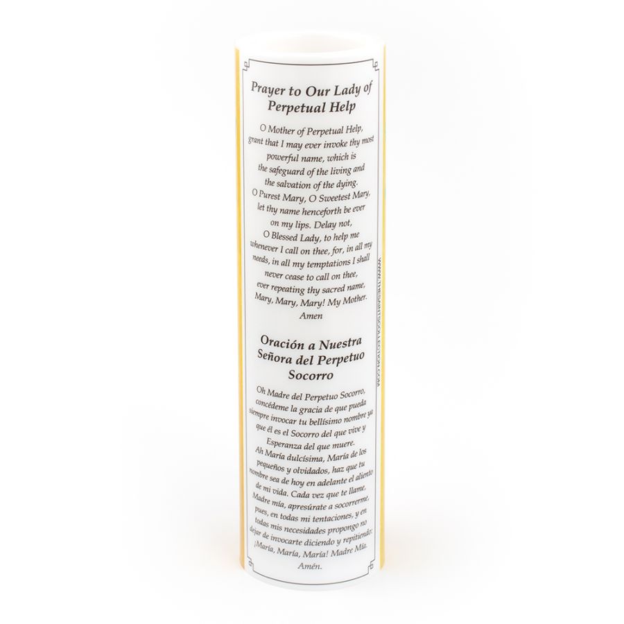 LED Candle (2" x 8") - Our Lady of Perpetual Help