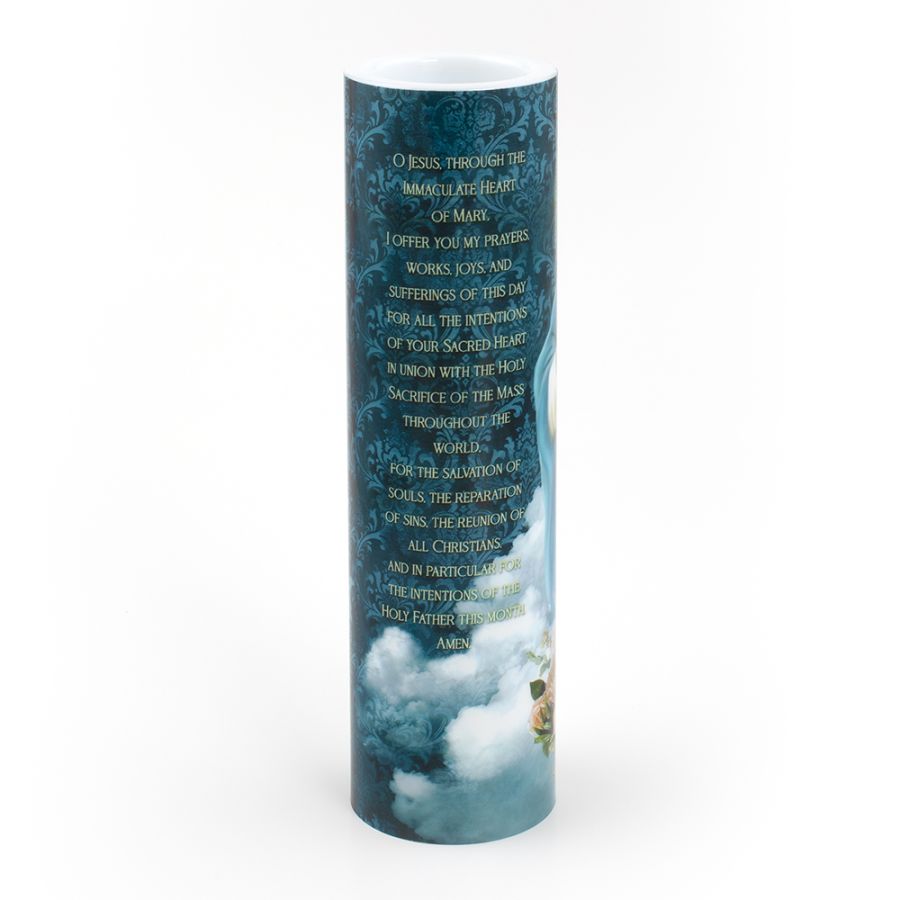 LED Candle (2" x 8") - Immaculate Heart of Mary