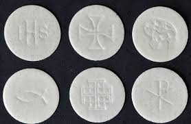 White Communion Altar Bread (1 1/2" dia)