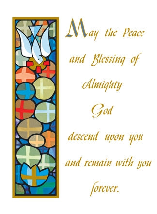 Peace of God - Intention/Living Mass Card - 100/bx