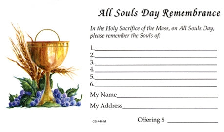 All Souls Offering Envelopes - 100/bx
