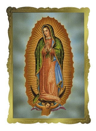 Our Lady of Guadalupe Mass Card (Gold Foil) (50/box)
