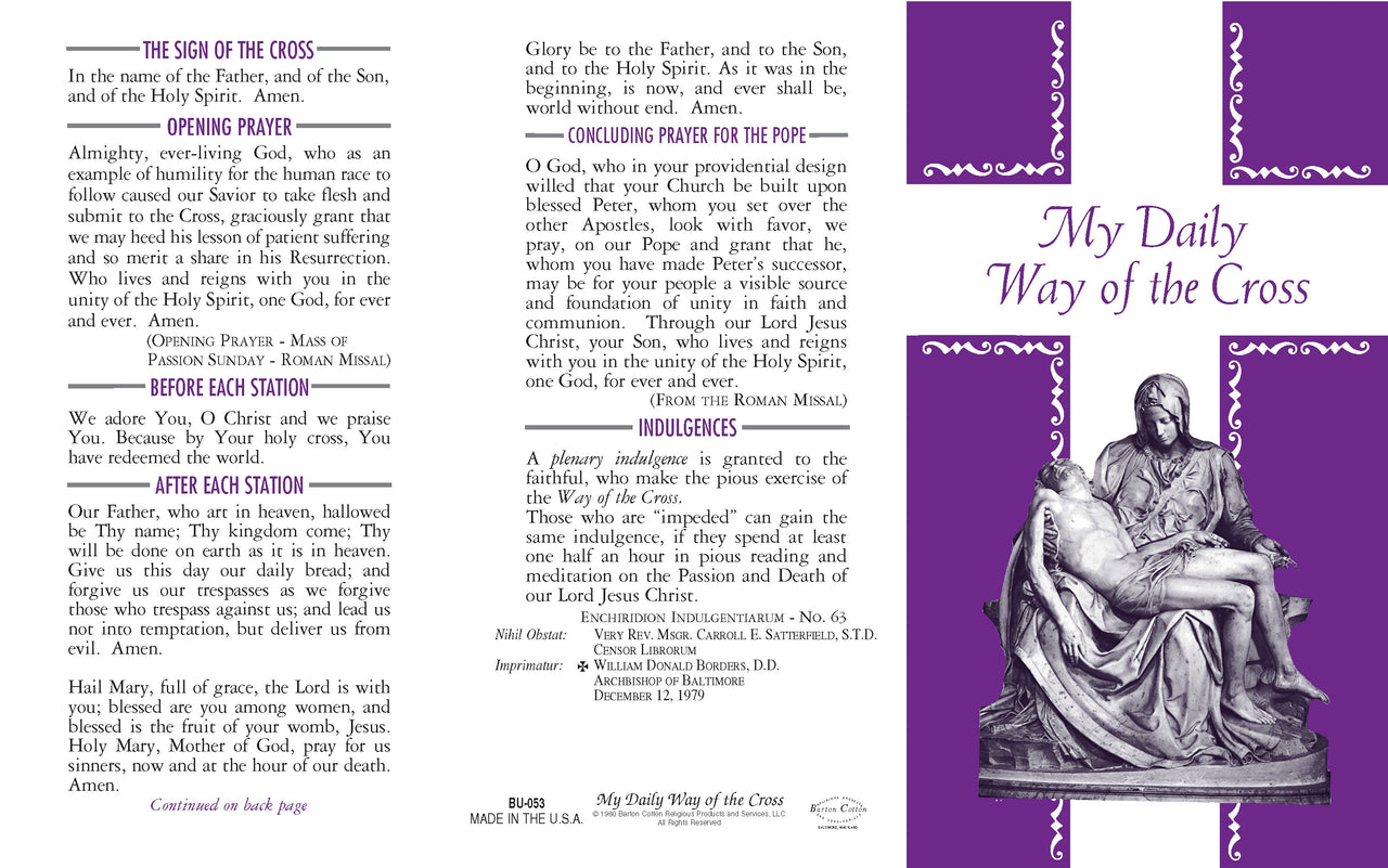 My Daily Way of the Cross (100/box)