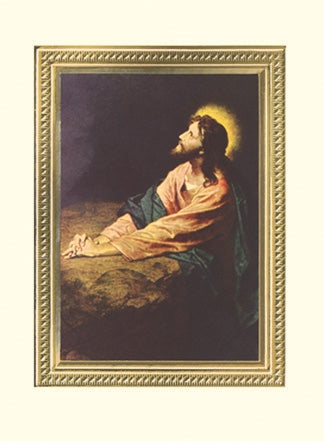Jesus in the Garden Mass Card (100/box)