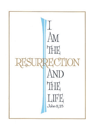 I am the Resurrection Mass Card (100/box)