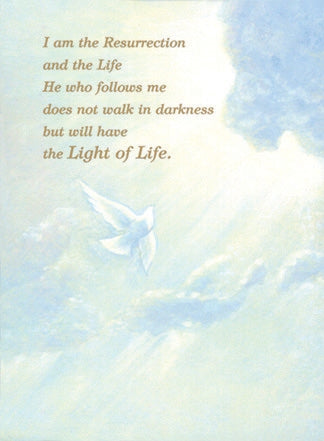 Dove In Sky Mass Card (100/box)