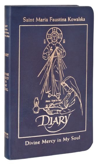 Diary of Saint Maria Faustina Kowalska (Deluxe Blue Leather)