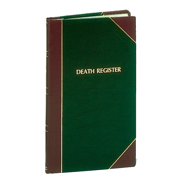 Standard Death Register (1400 entry)