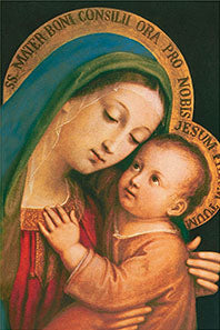 Madonna and Child Holy Card - 100/bx