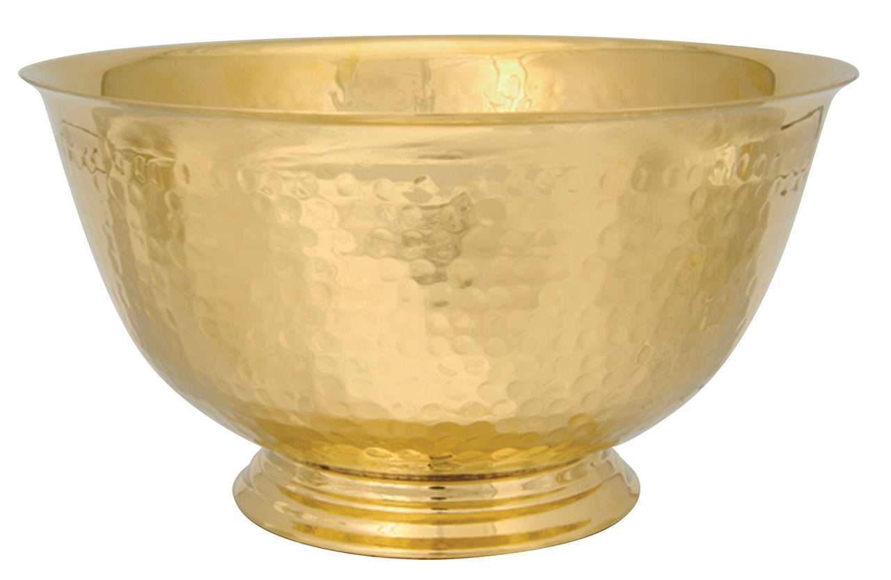 Bowl Ciborium - Hammered Finish - 8" Dia