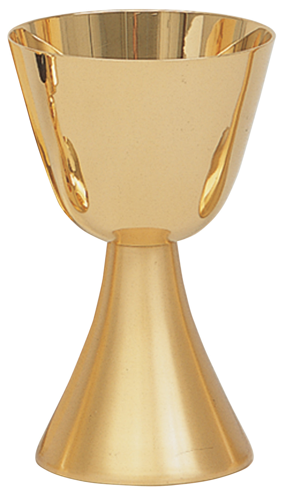 Chalice & Paten - Gold Plated - 8 Oz - 6" Ht