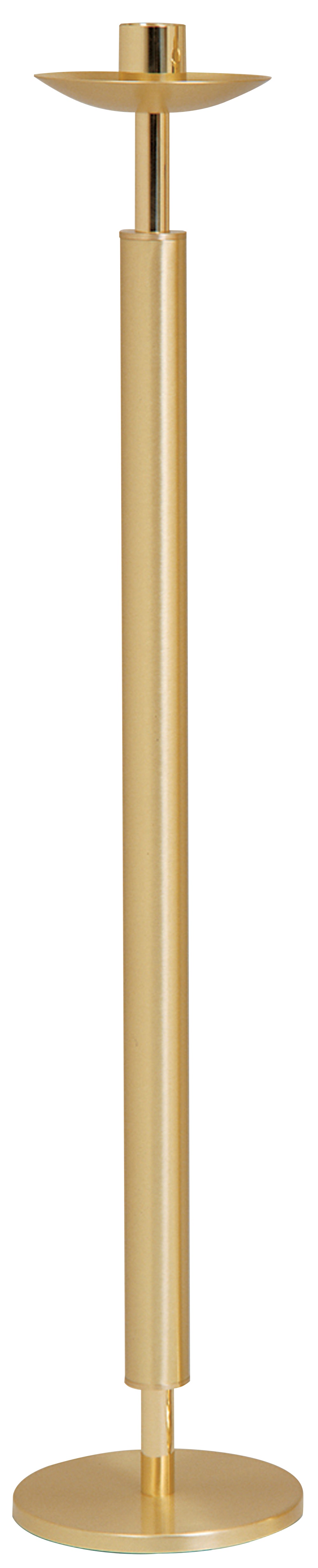 Paschal Candlestick - Brass 2-Tone - 42" Ht