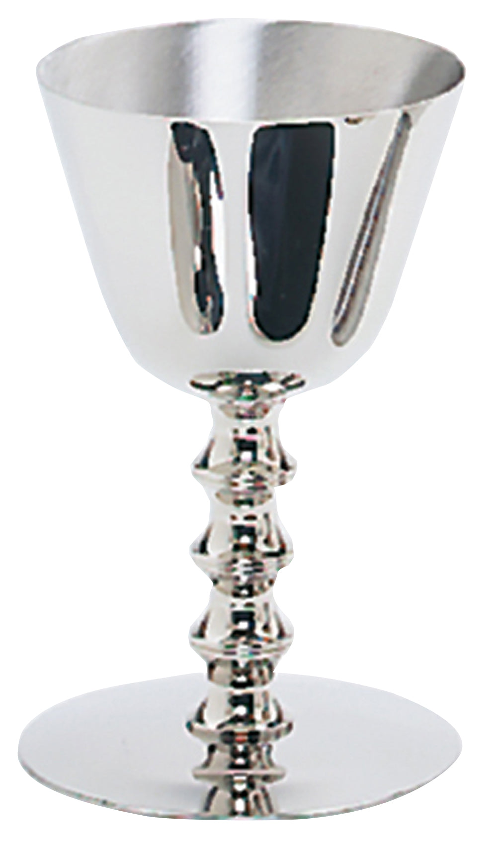 Stainless Steel Chalice - Trinity Node - 8 Oz - 5 3/4" Ht