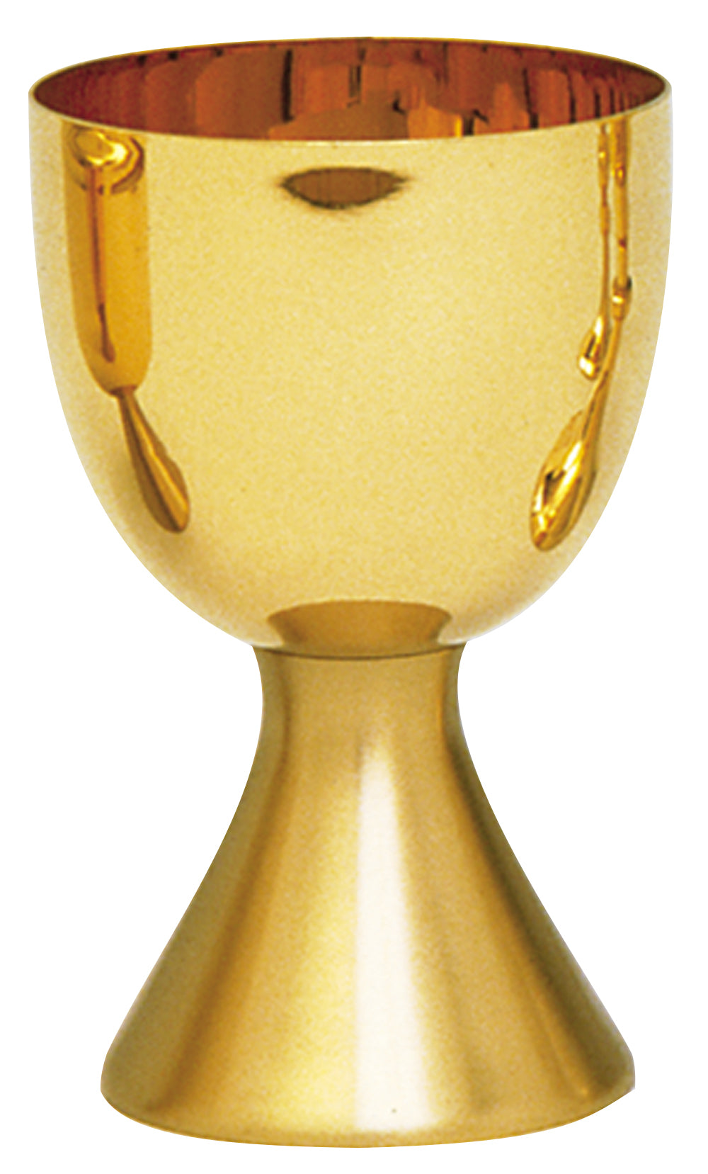 Chalice & Paten - Gold Plated - 16 Oz - 6 1/2" Ht